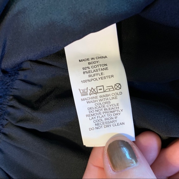 Kate Spade Broome Street Peplum Striped Top size M - Picture 5 of 5